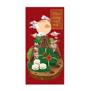 Bộ 12 bao lì xì greenwood lx58