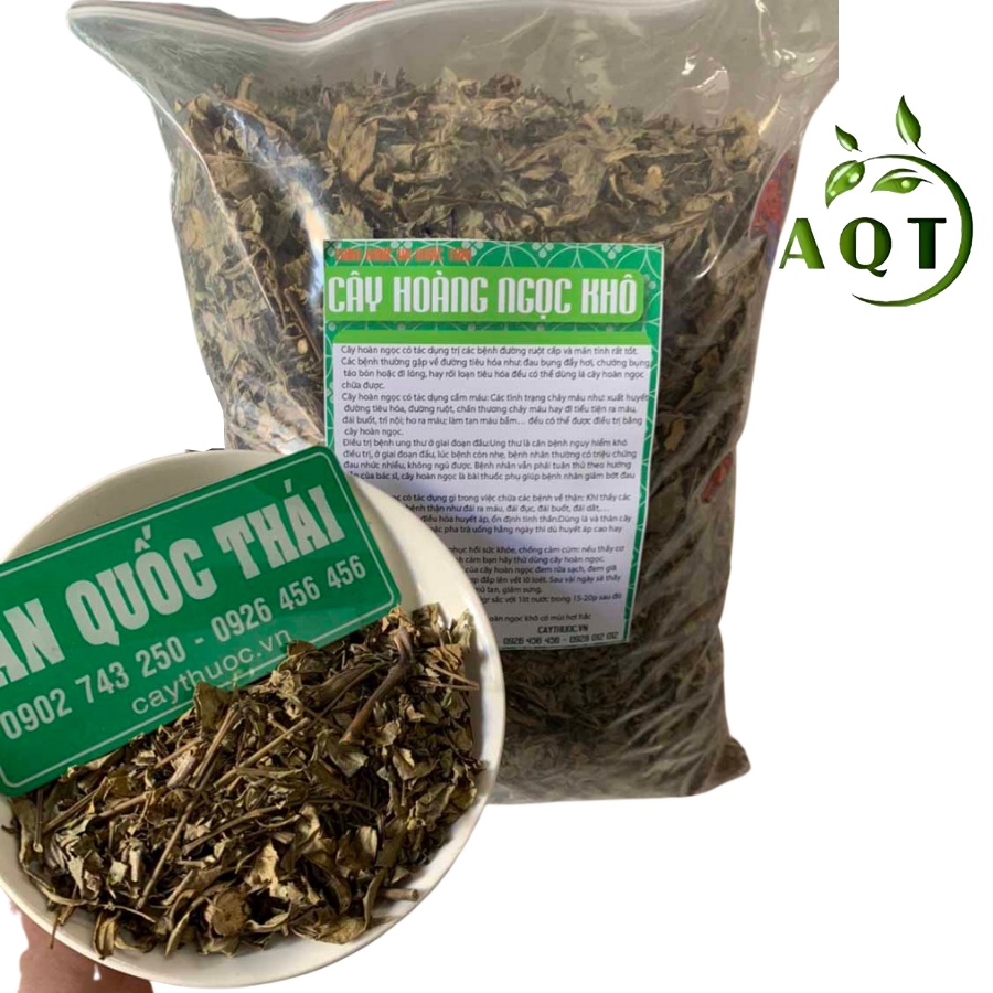 Cây Hoàn Ngọc 500g Khô Sạch, Tốt Cho Người Ung Thư Gan, Hàng Chất Lượng