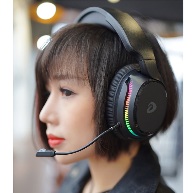 Tai nghe gaming không dây led RGB DAREU A710