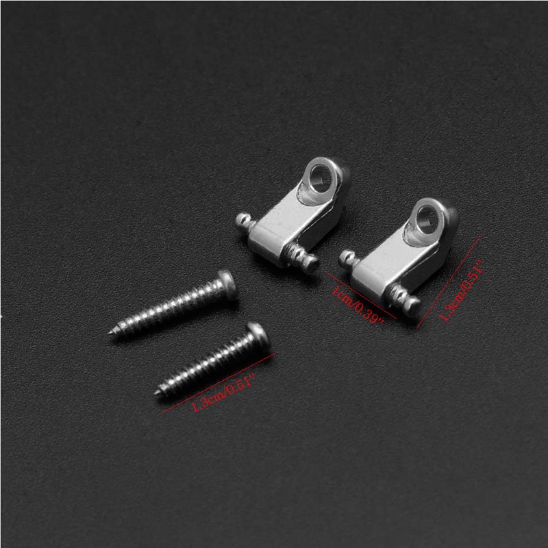 1 Cặp Khóa Dây Đàn Guitar Điện Màu Bạc Siêu Bền Tiện Dụng