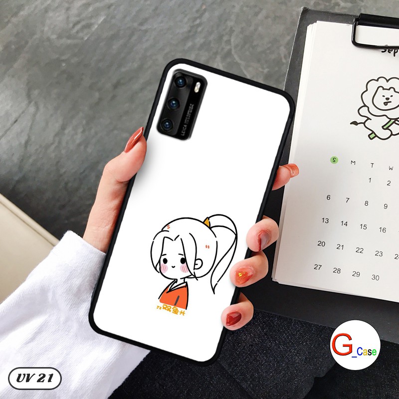 Ốp lưng Huawei P40 lưng nhám - ngộ nghĩnh