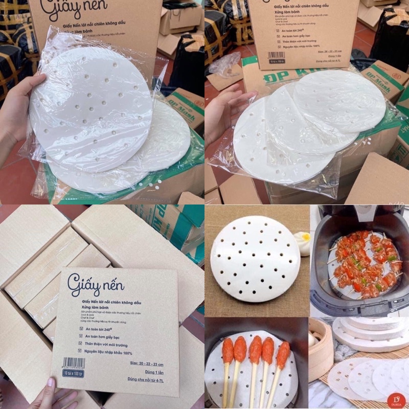 GIẤY NẾN ĐỤC LỖ SIZE 23