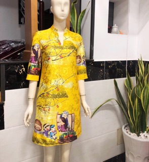 Đầm gấm tết 2019