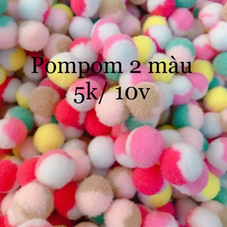 Pom pom 2 màu