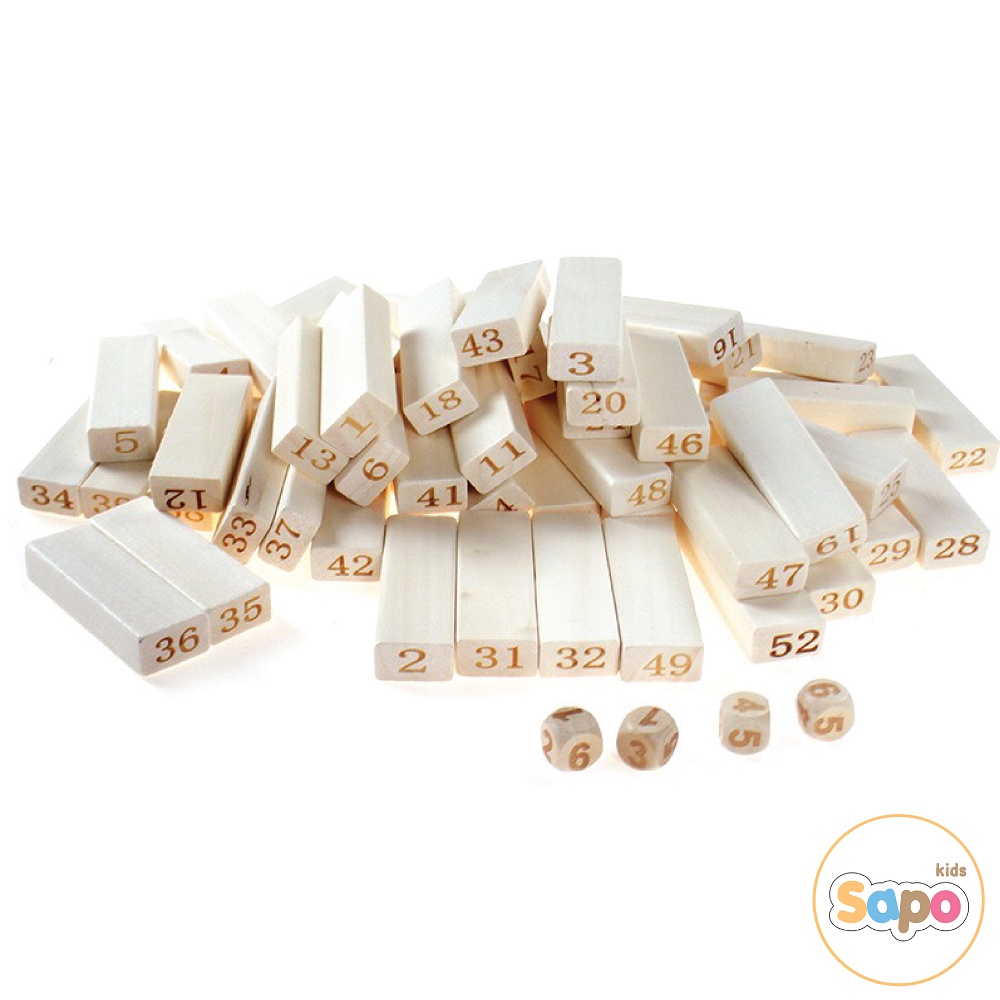 Đồ chơi,trò chơi rút gỗ thông minh cho bé 48 thanh SAPO KIDS