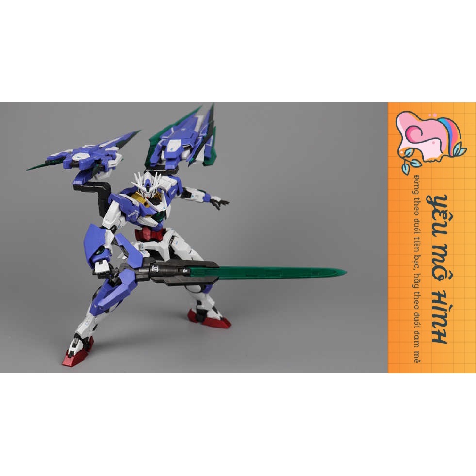 Gundam MG QanT Full Saber Metal Build Tặng kèm Decal nước và Base trưng bày