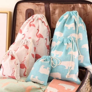 Túi vải tote dây rút đựng đồ tiện lợi alison