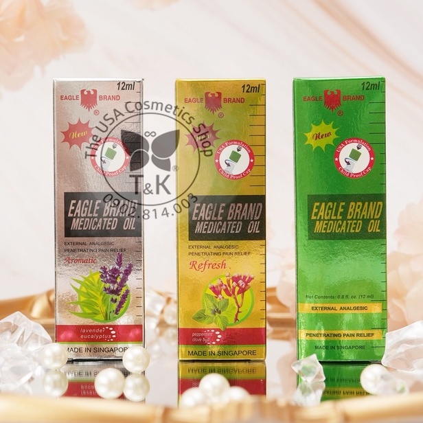 🦅 DẦU GIÓ DẠNG LĂN EAGLE BRAND MEDICATED OIL