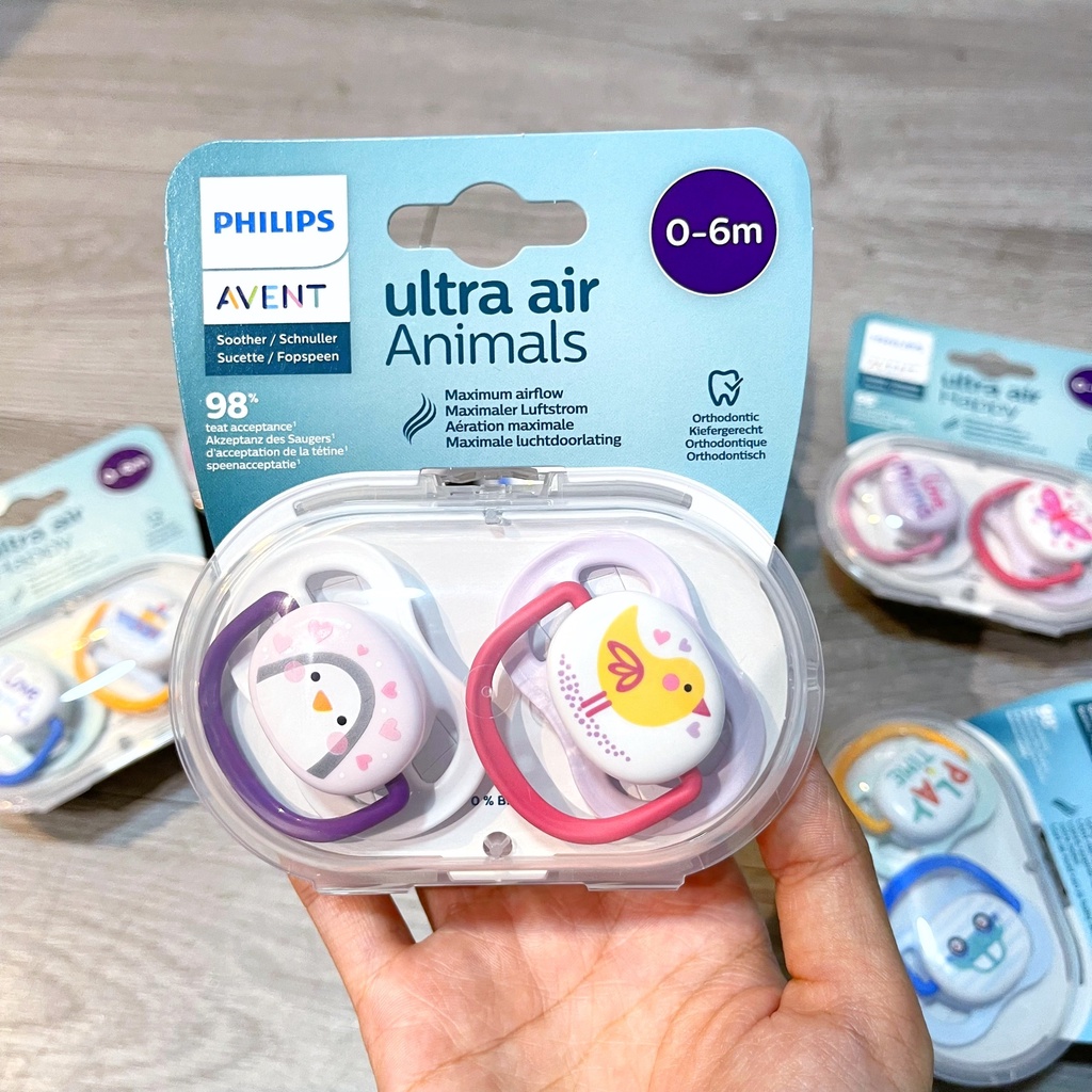 Ti giả Avent chỉnh nha cho bé từ 0 - 18 tháng