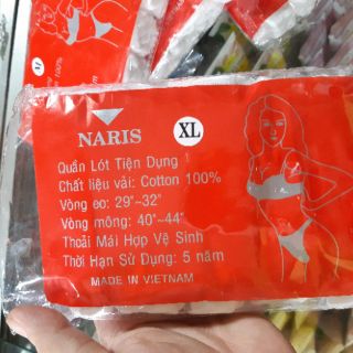 Gói 6 quần lót giấy Naris [loại tốt]