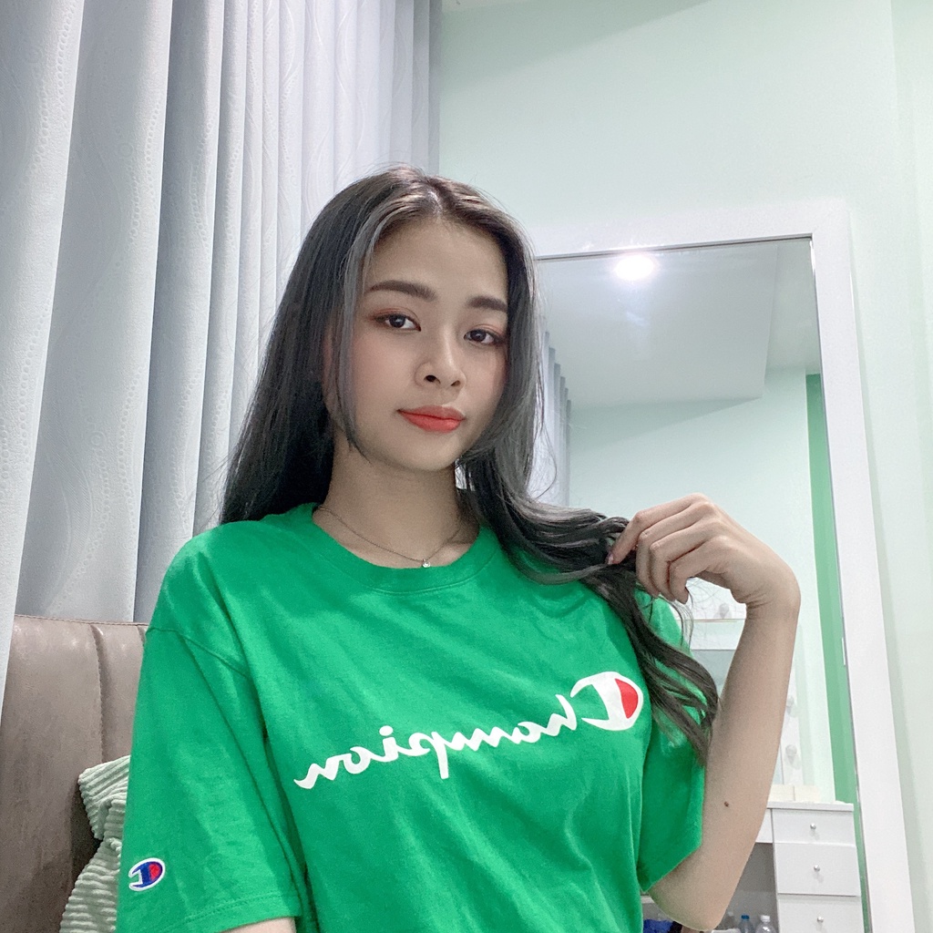 Áo thun CHAMPION® TAGLESS LOGO TEE - Unisex Nam Nữ