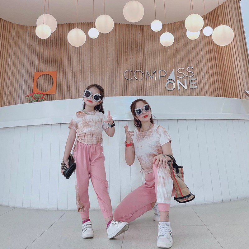 bộ loang sơn cột dây bé gái siêu dễ thương