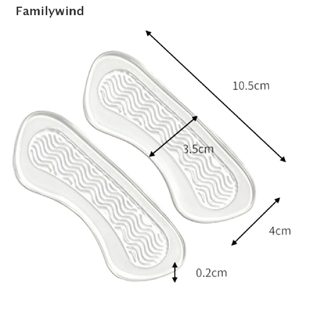 1 Cặp Miếng Silicone Dán Gót Giày Chống Trượt Cho Nam Nữ