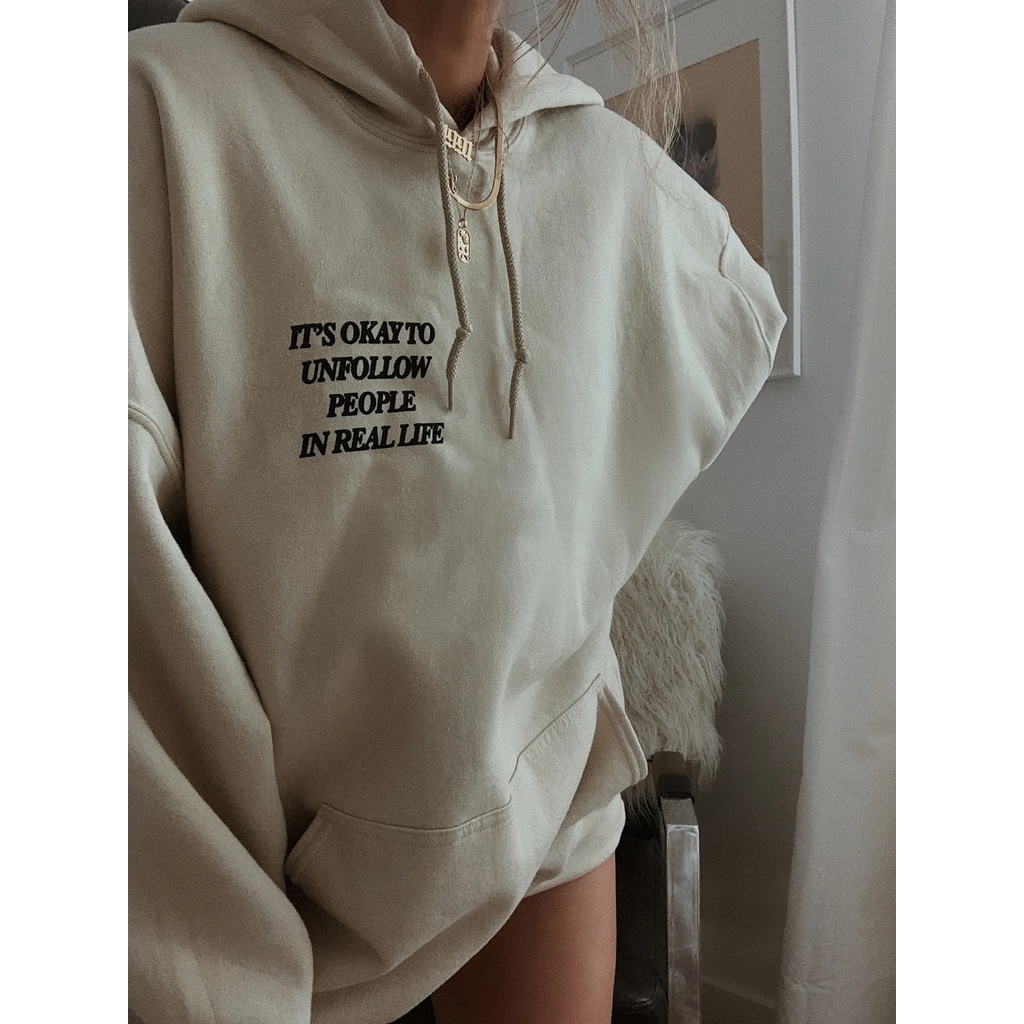 Áo hoodie It's OK nỉ bông cao cấp Unisex Tubee Shop
