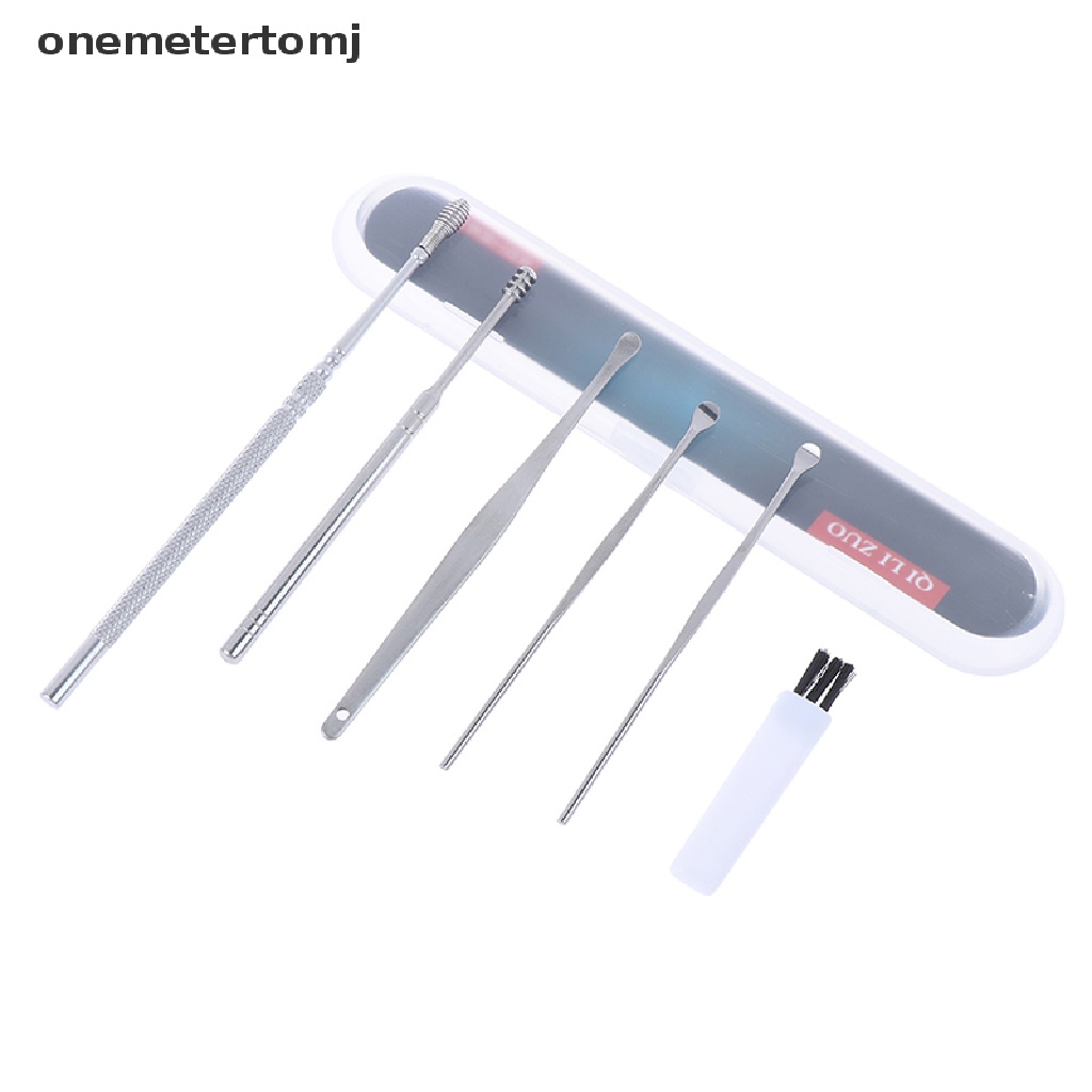 Set 6 cây lấy ráy tai bằng thép không gỉ tiện dụng