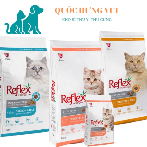 Hạt REFLEX cho mèo Túi 2Kg - QUỐC HƯNG VET