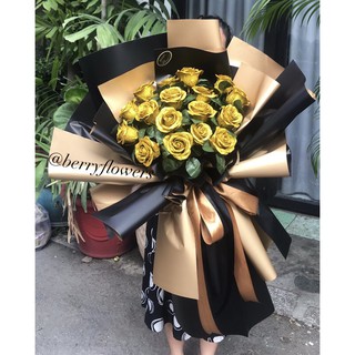 bó hoa sáp kim tuyến nhũ (nhắn tin trước khi đặt)