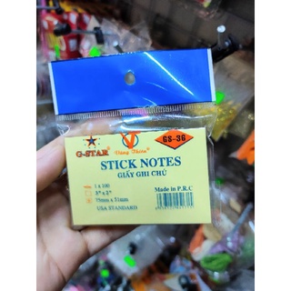 VPP GIẤY NOTE 75x51mm/ 76x76mm/ 76x100mm (xấp 100 tờ) [ship now]