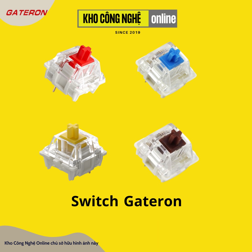 Gateron switch cho bàn phím cơ Blue Switch/Red Switch/Brown Switch