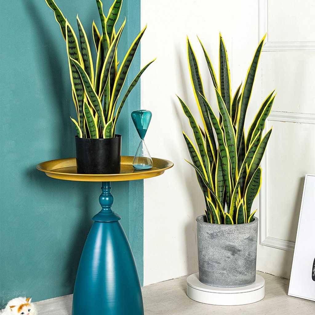 CLEOES Lá Nhiệt Đới Nhân Tạo Để Bàn Trang Trí Trong Nhà / Ngoài Trời DIY