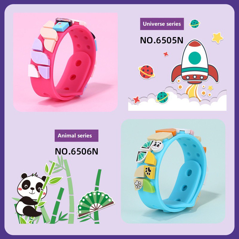 Vòng Tay Lego Hoạ Tiết Chấm Bi Có Thể Điều Chỉnh Độ Dài Dành Cho Trẻ Em DIY