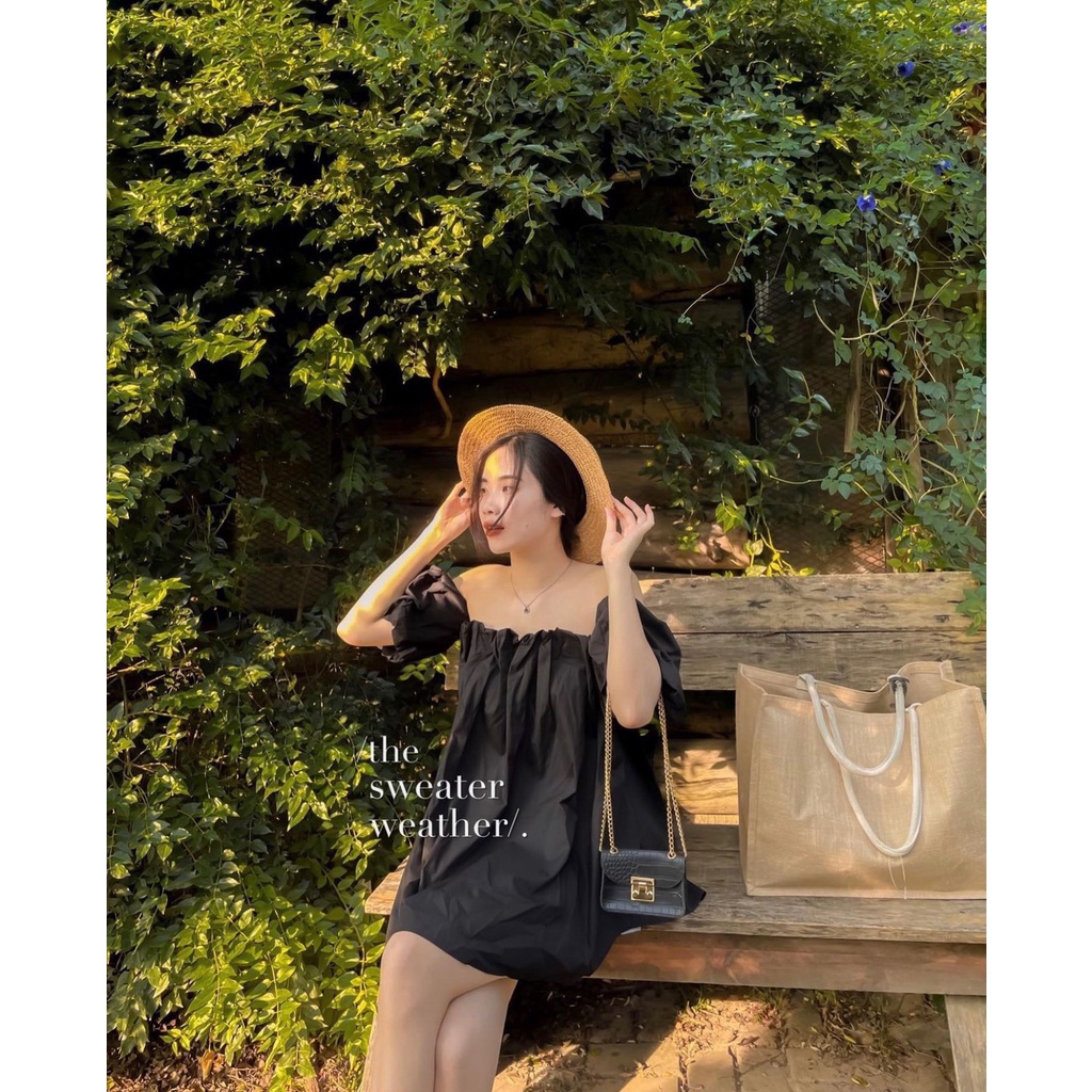 ÁO TRỄ VAI DÁNG BABYDOLL TÔNG MÀU LẠ JAMOO (video/sẵn) | BigBuy360 - bigbuy360.vn