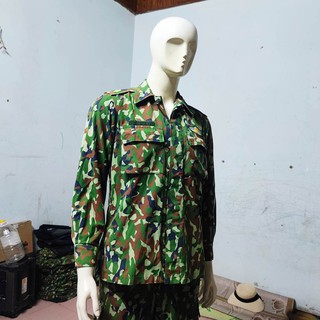 Bộ đồ K17 [Hàng cũ 90%] Quần + Áo ngụy trang rằn ri