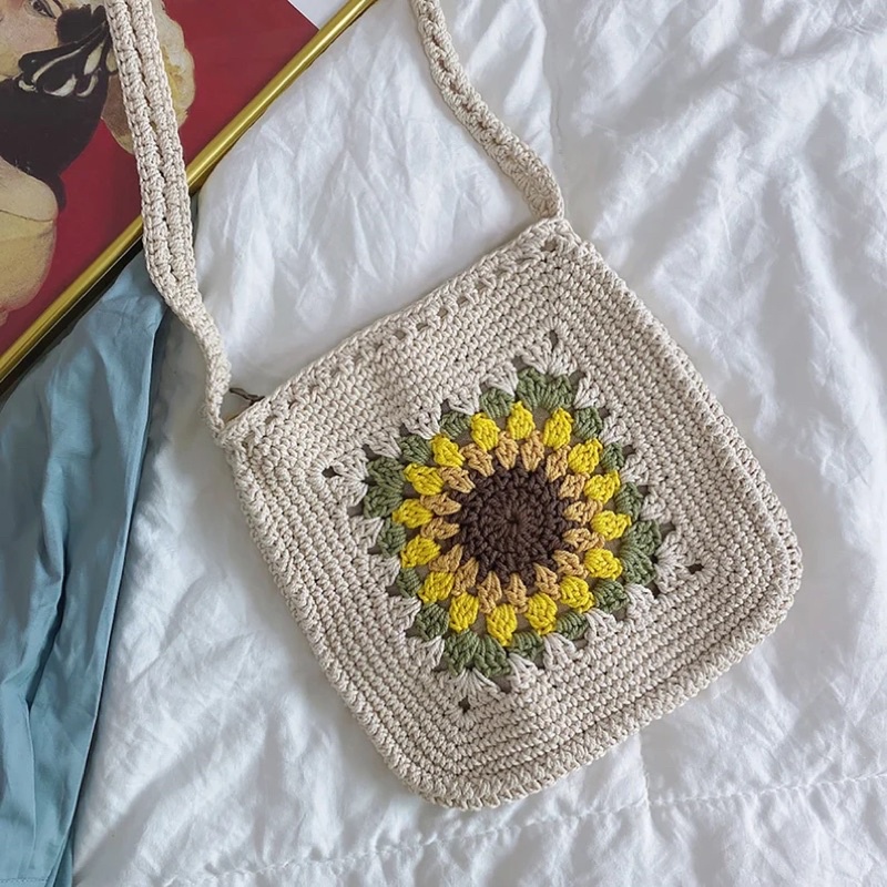 Túi đeo chéo hoa hướng dương
