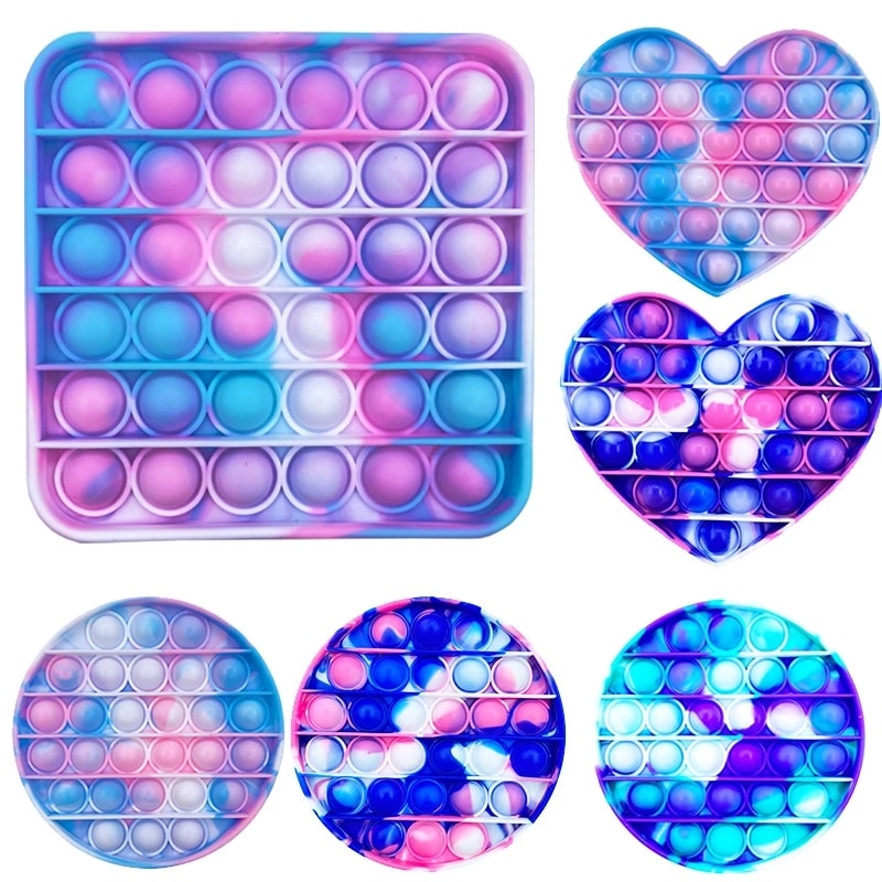 TIK TOK Đồ chơi bóp bong bóng giảm căng thẳng bằng silicon nhiều kiểu dáng độc đáo