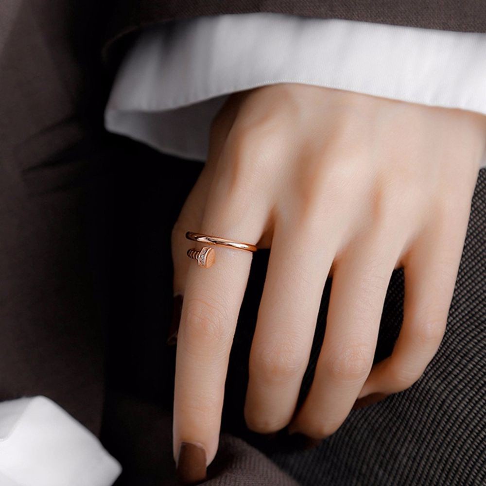 Nhẫn Đồng Đính Ngọc Trai Giả Thời Trang Hàn Quốc Dành Cho Nữ