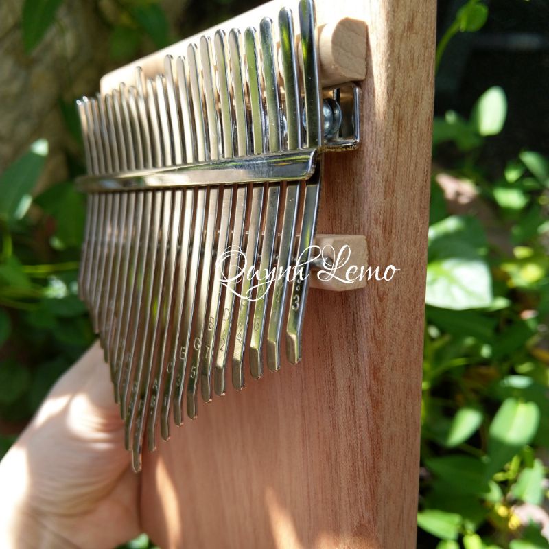 Đàn kalimba 21 phím gỗ Manhogany cao cấp tặng full phụ kiện dây treo trang trí