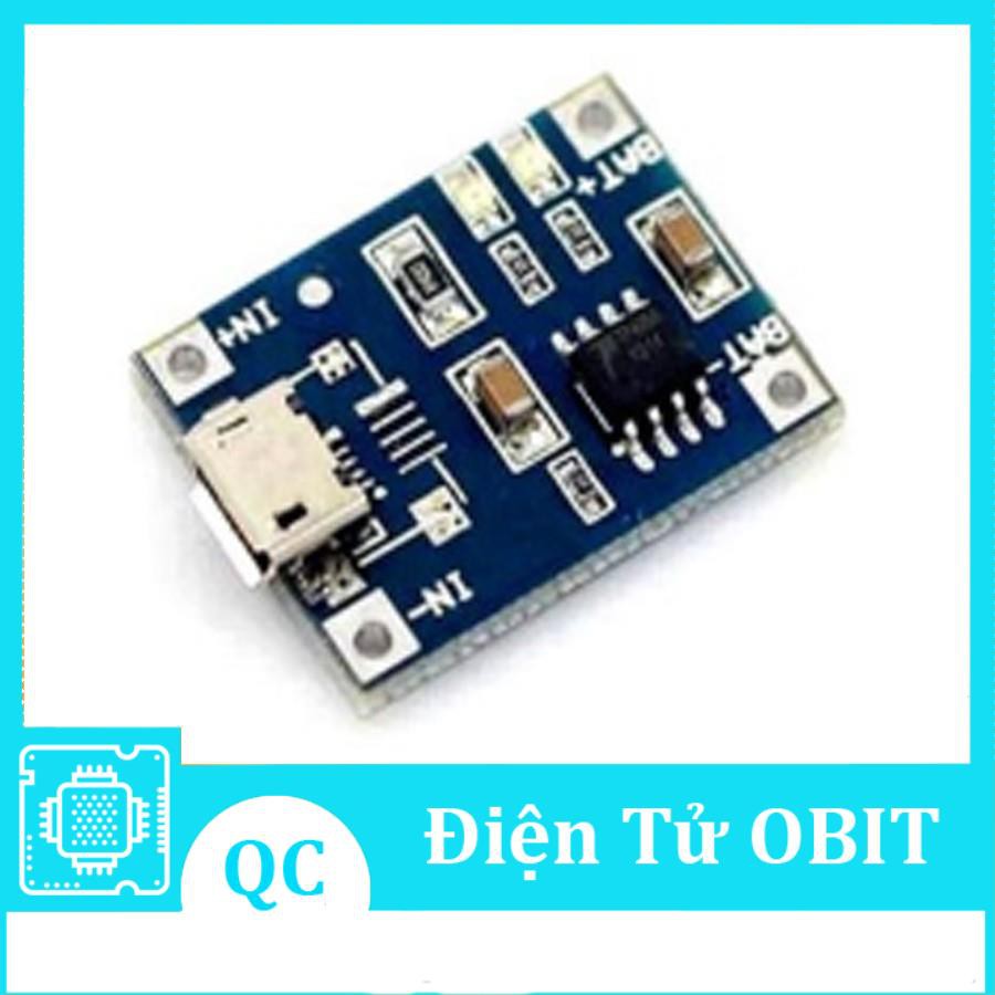 Mạch Sạc Pin Lithium 4.2V TP4056 1A Micro USB