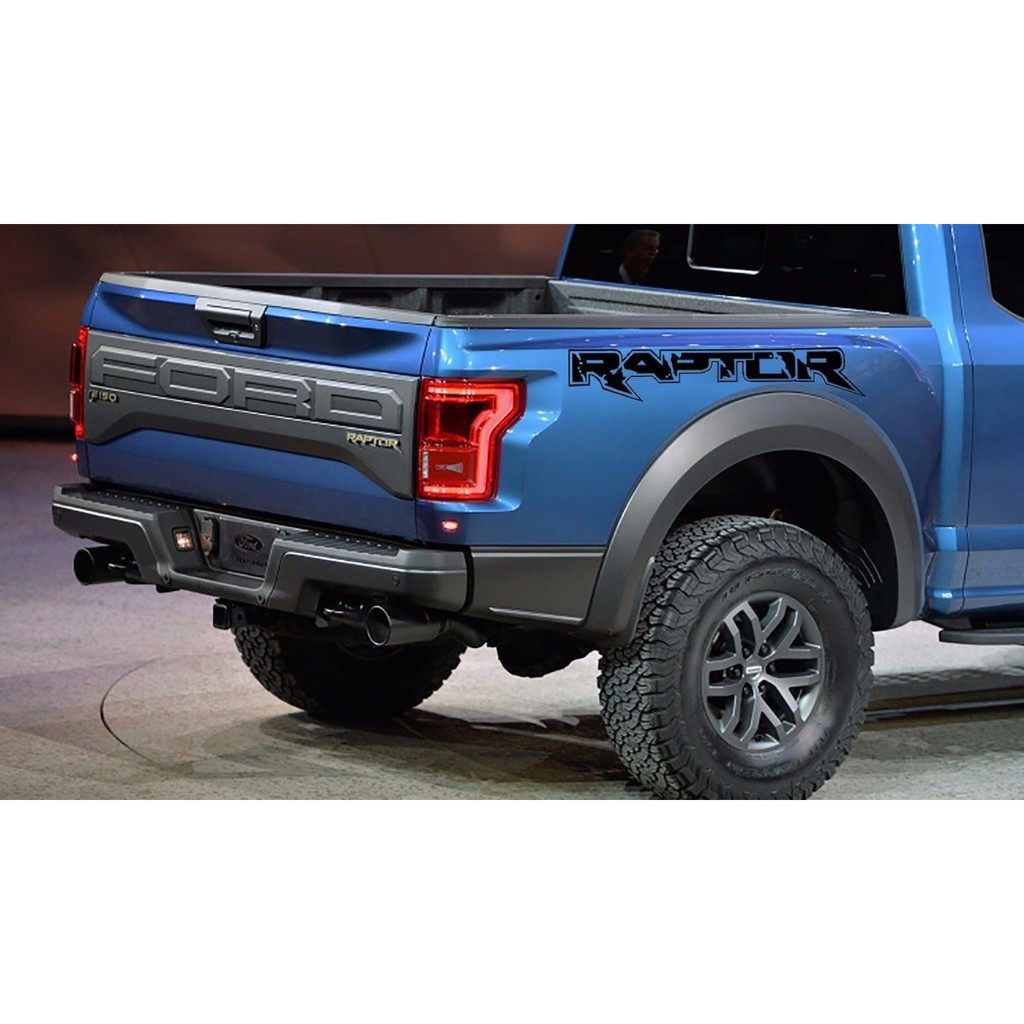 Logo chữ RAPTOR 3D nổi dán trang trí xe Ford Ranger kích thước lớn