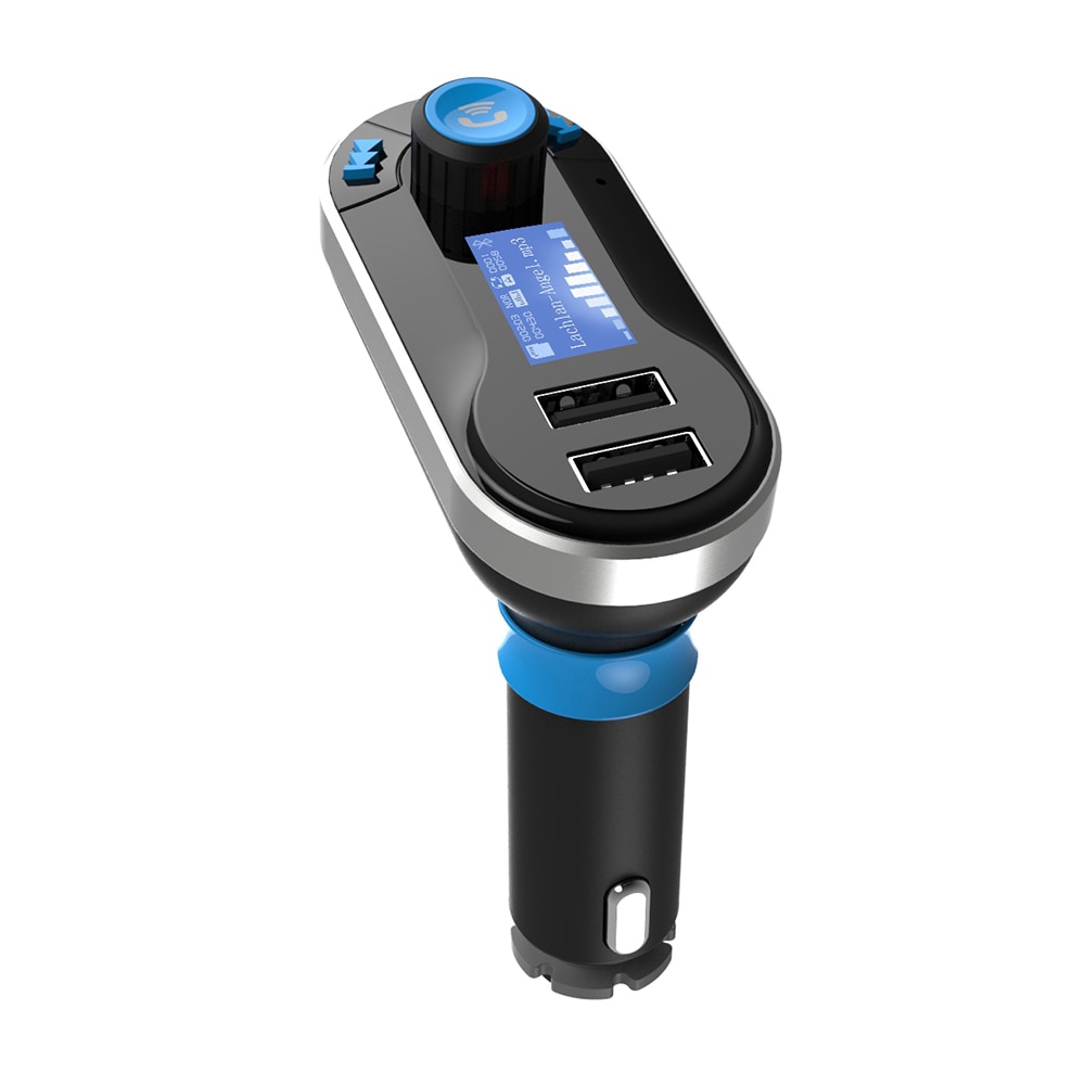 Máy phát Bluetooth FM Máy nghe nhạc MP3 trên xe hơi có điều khiển từ xa Sạc xe hơi USB