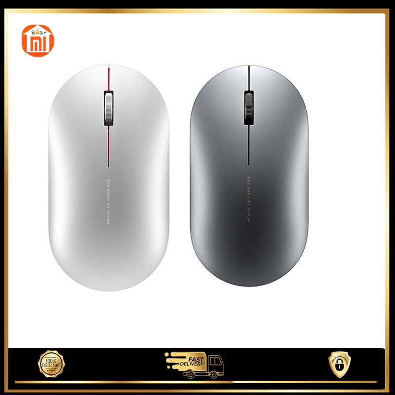 Chuột thời trang Xiaomi chính hãng Chuột chơi game không dây di động 1000dpi 2.4GHz Liên kết Bluetooth Chuột quang Chuột