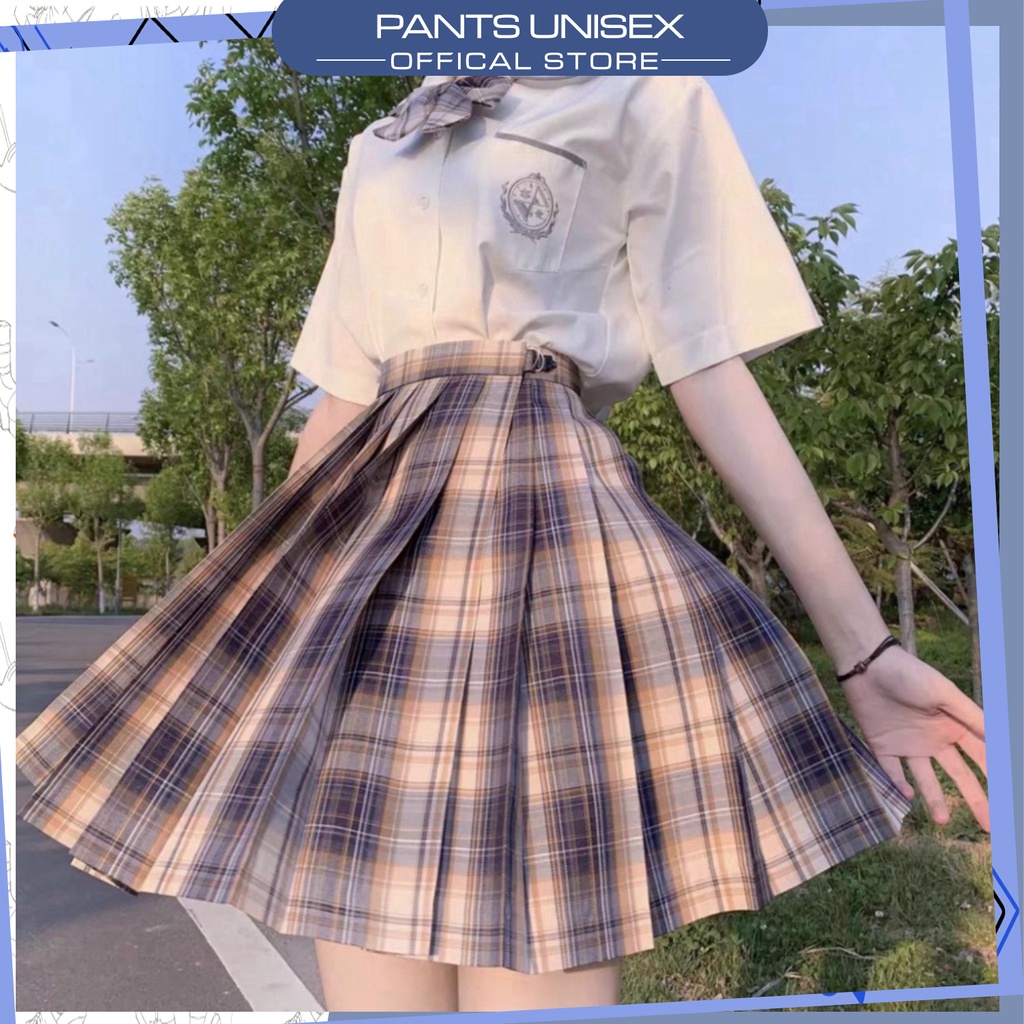 ⚡ Chân Váy Caro Xếp Ly Dáng Xòe Ulzzang  Pantsunisex✨