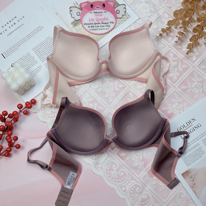 Áo lót xuất dư quả trơn nâng ngực, mút liền mỏng 1cm chống xệ dành cho form ngực to- HÀNG CAO CẤP