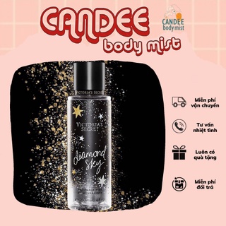 Body mist xịt thơm Victoria’s Secret 250ml 𝐃𝐢𝐚𝐦𝐨𝐧𝐝 𝐒𝐤𝐲