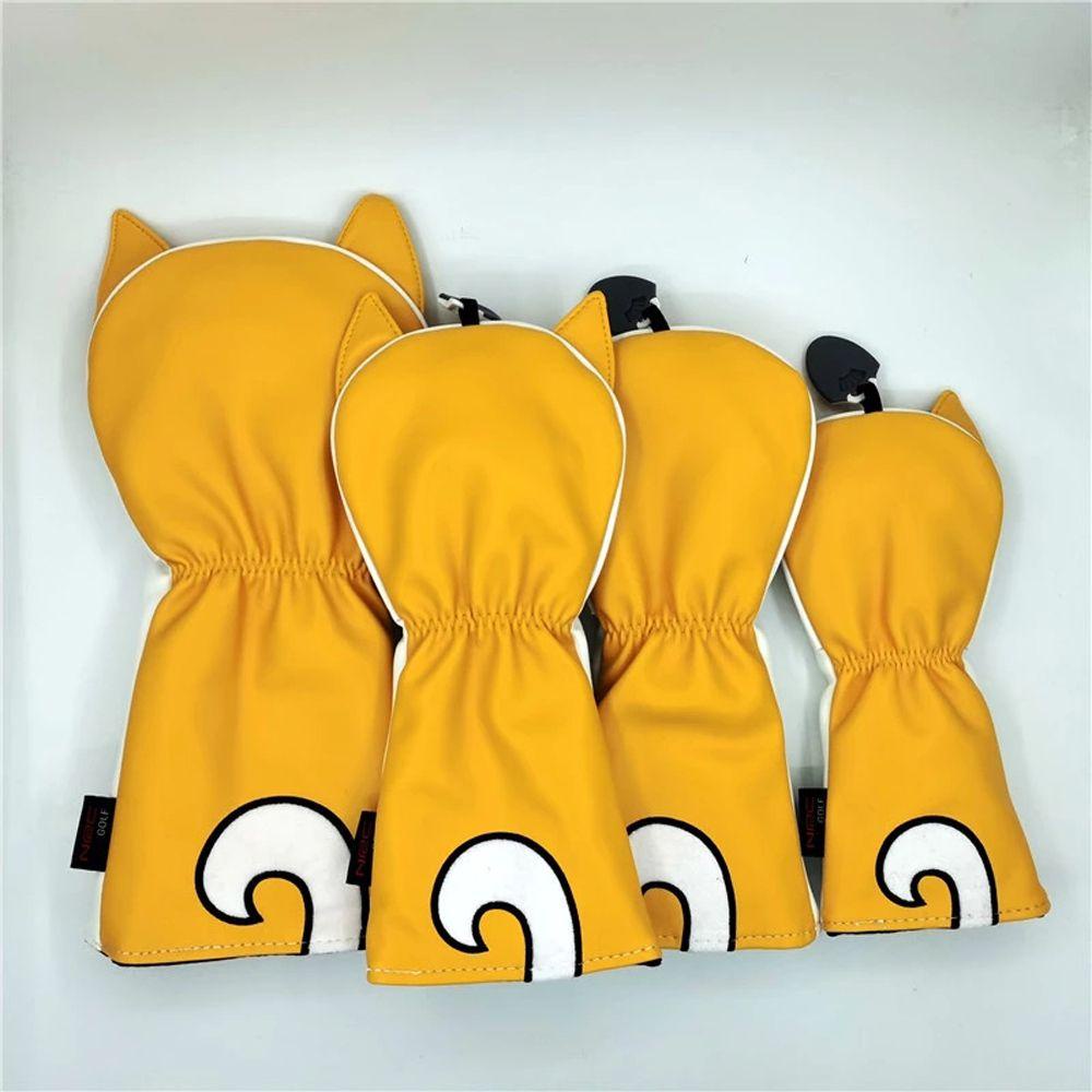 26EDIE Vỏ Bọc Bảo Vệ Đầu Gậy Đánh Golf Hình Chú Chó AKITA Hoạt Hình Đáng Yêu