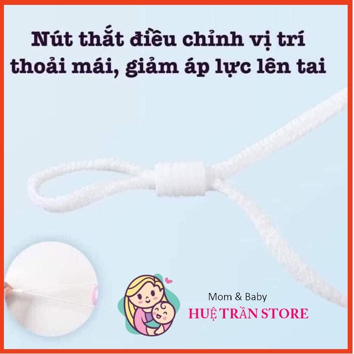 Set 3 chiếc khẩu trang 3D UNI MASK cho bé 0-3 tuổi - Khẩu trang cho bé sơ sinh kháng khuẩn - TIÊU CHUẨN NHẬT BẢN
