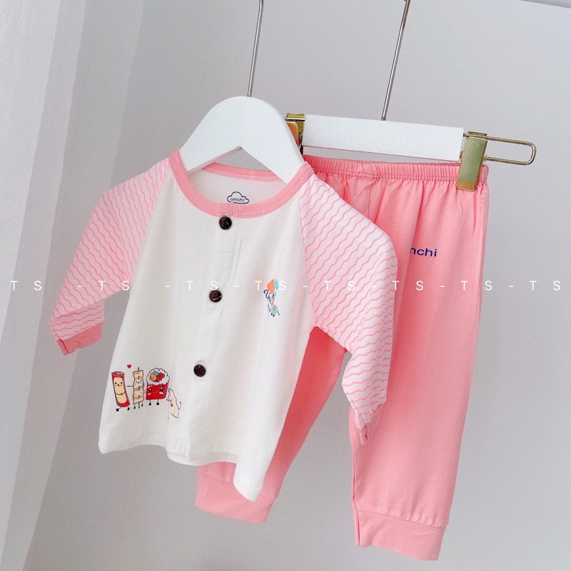 BỘ UNCHI DÀI TAY CÚC GIỮA SIÊU MỀM ĐẸP CHO BÉ