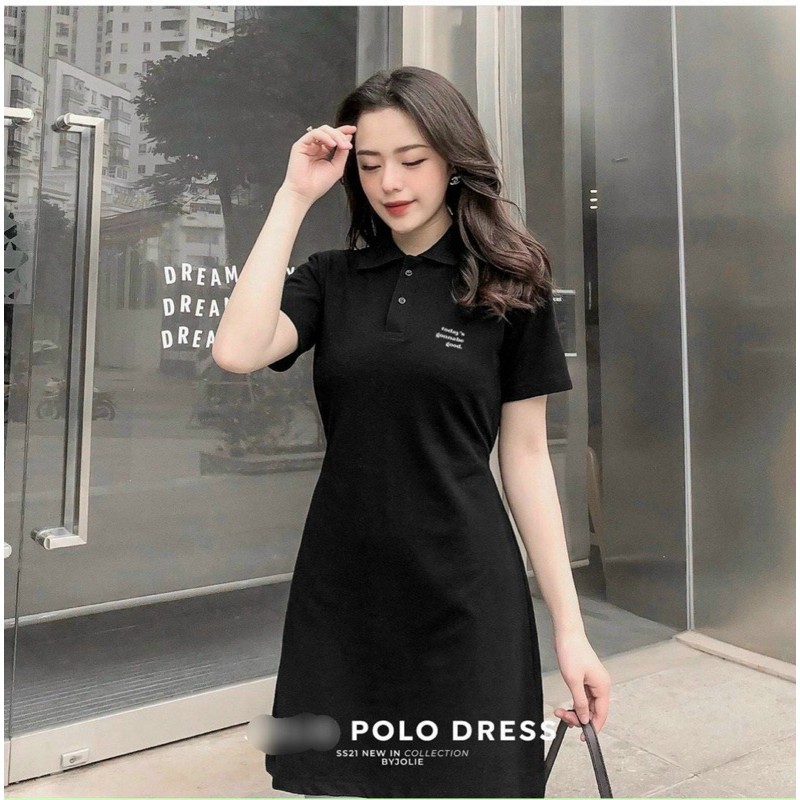 GOOD POLO DRESS - ĐẦM POLO THÊU CHỮ CỰC ĐẸP