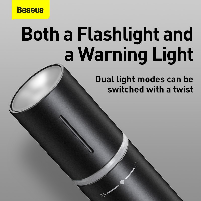 Búa thoát hiểm ô tô phá kính và đèn pin LED Baseus Savior Window Breaking Flashlight (CRSFH-B01)