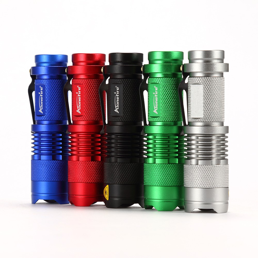 Đèn pin ALONEFIRE SK68 LED mini 2000lm CREE Q5 vỏ nhôm chống thấm nước dành cho cắm trại du lịch