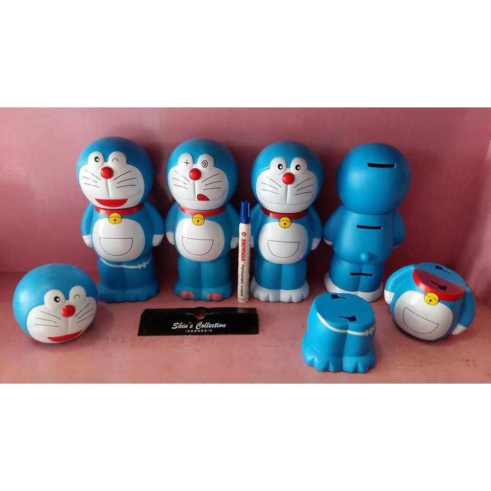 Ống Heo Tiết Kiệm Hình Mèo Máy Doraemon Đáng Yêu