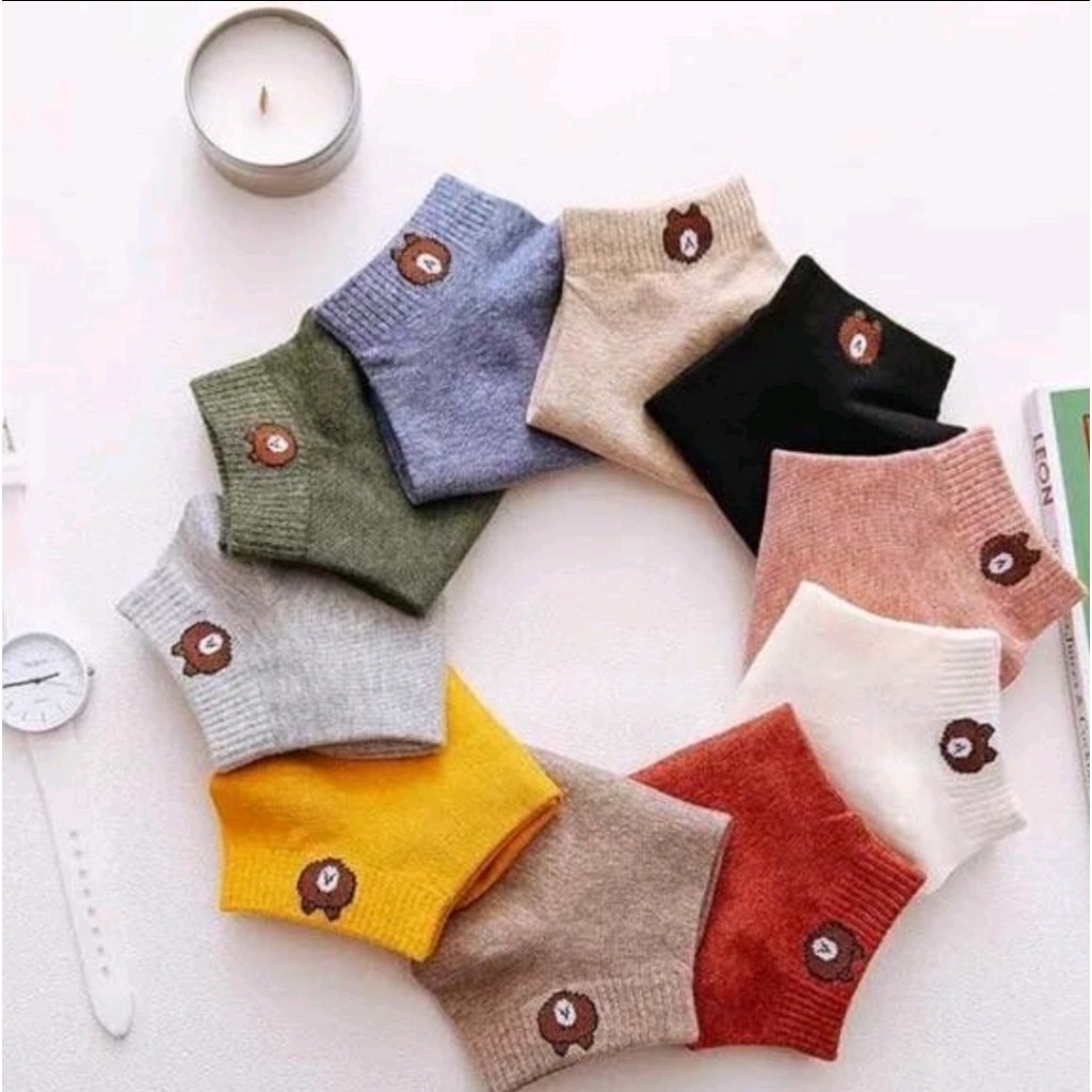 Vớ nữ hình gấu cổ ngắn cực xinh (1 đôi) - 902
