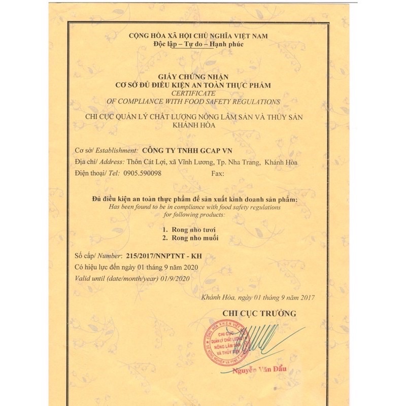 [Giá Tốt] Rong Nho Tách Nước Green Food Gói Lẻ 20g Nở Ra 100g Tươi, Hàng Chính Hãng