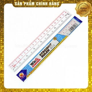 Thước nhựa 20/30cm WinQ █▬█ █ ▀█▀