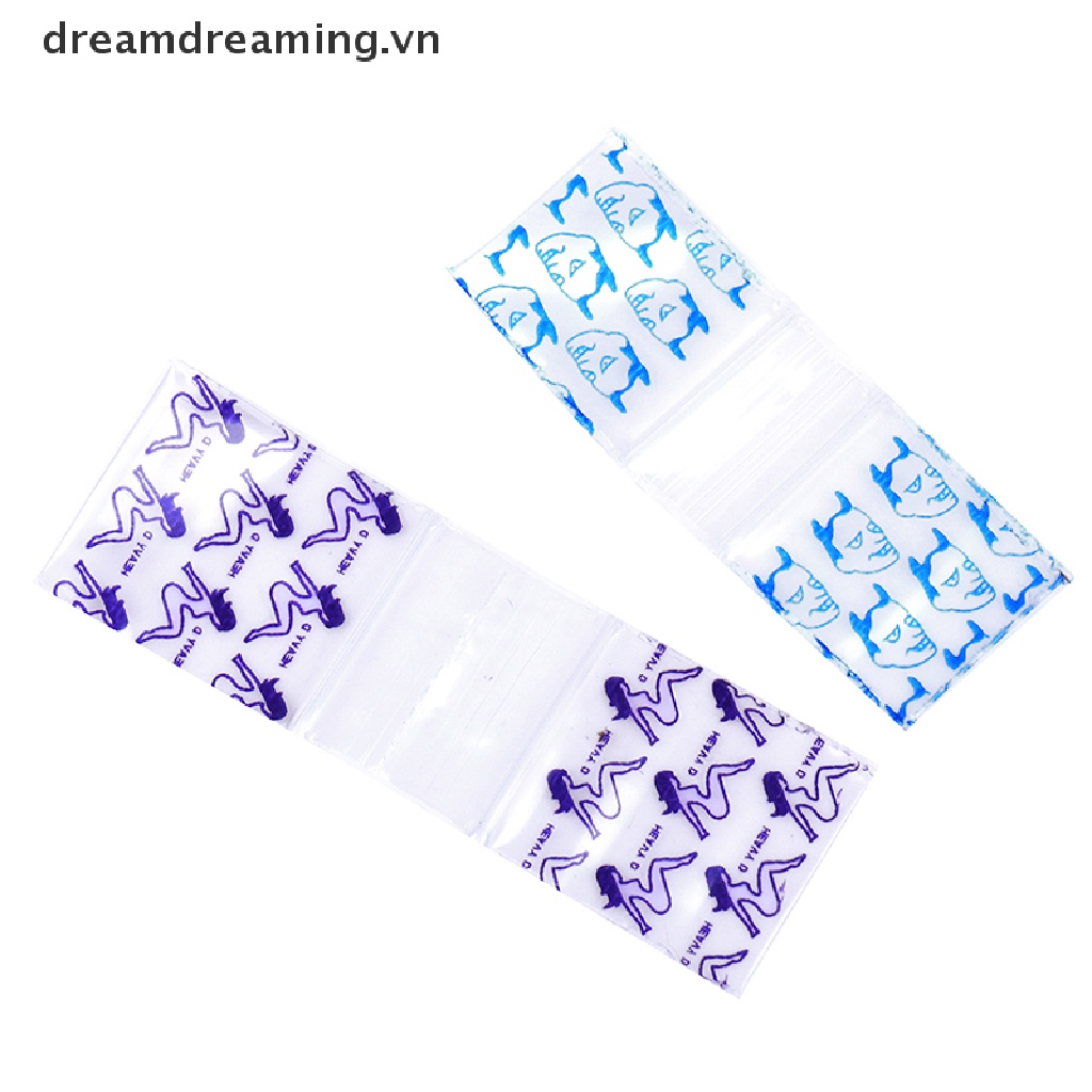 Bộ 100 Túi zip Nhỏ 1.6X2 / 1.8X2.5 / 2.5X3 / 3X4Cm