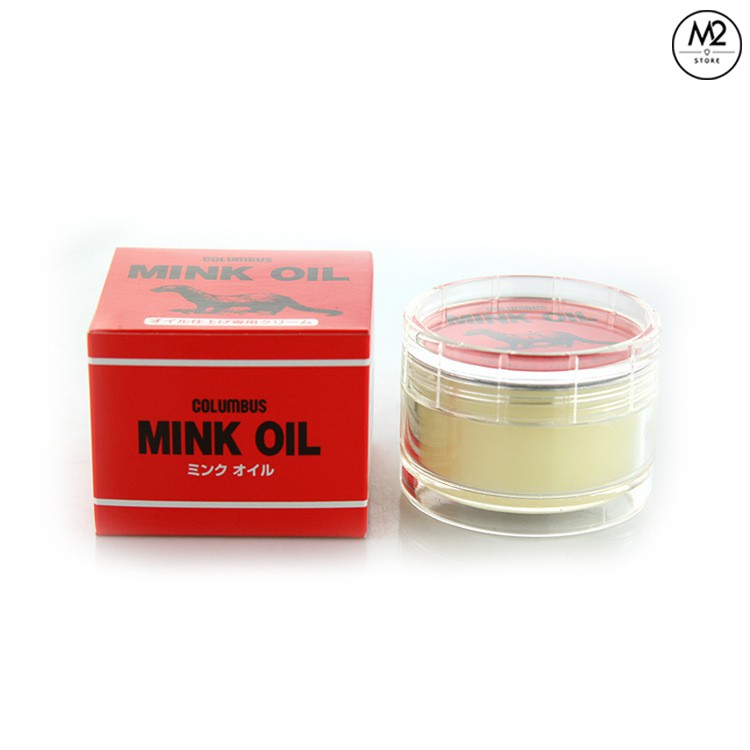 Mỡ chồn bảo dưỡng bóng đồ da Mink Oil cho áo da, giày da, túi ví da (XDG64-E2)